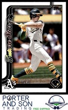 2025 Topps Series 1 #72 Tyler Sodestrom Athletics