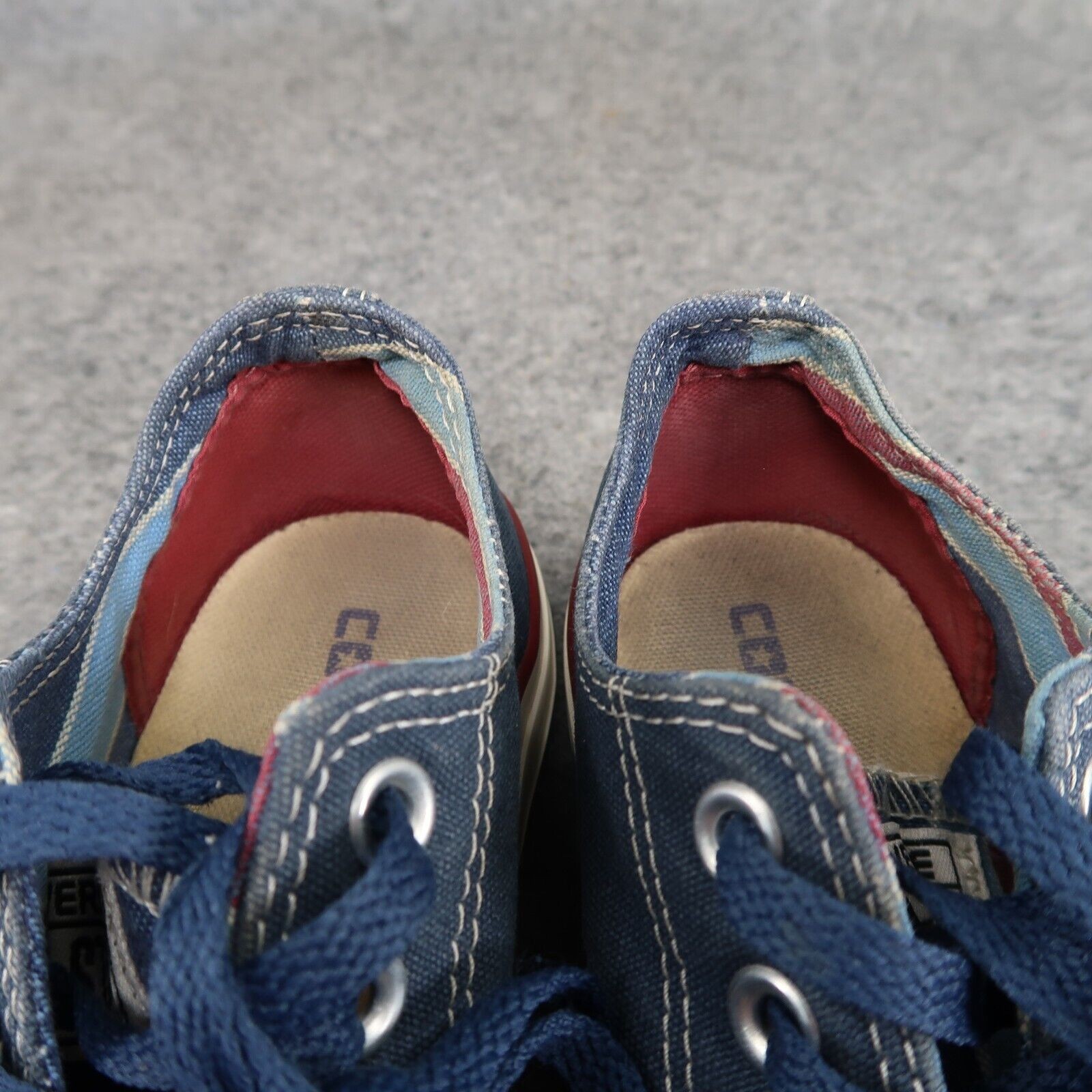 Converse Shoes Womens 7 Sneakers Lifestyle Chuck Taylor Low Blue Canvas Classic thumbnail 12