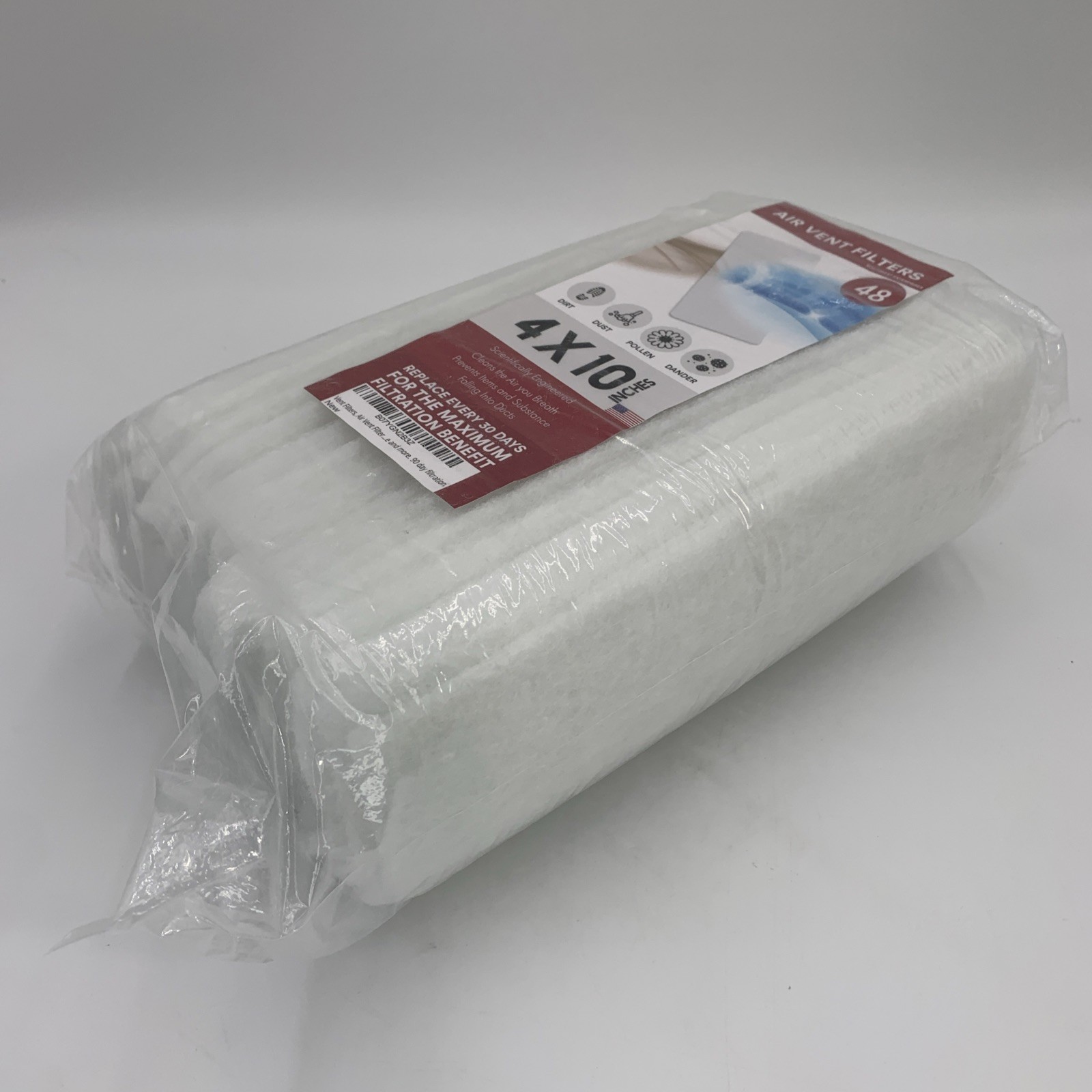 Air Vent Filters By Northwest Enterprises 4"x10" 48 Filters Sealed Free Shipping