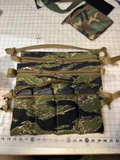 8 Ball Gear Zippered M8 Bandolier, 5.56, 4 Mag Pouch in Vietnam Tiger Stripe.  