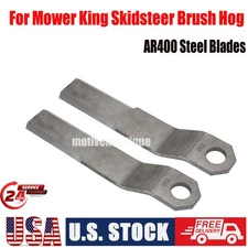 Mower Rotary Grass Cutter AR400 Steel Blades For Mower King Skidsteer Brush Hog