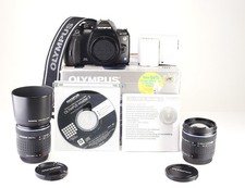 Olympus E-510 DSLR & 14-42mm & 40-150mm Lens Kit Boxed Battery & Charger