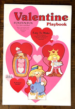 Vintage Valentine Playbook by Fuld  Co. Punch outs, Dot-to-Dot, Puzzles, Games