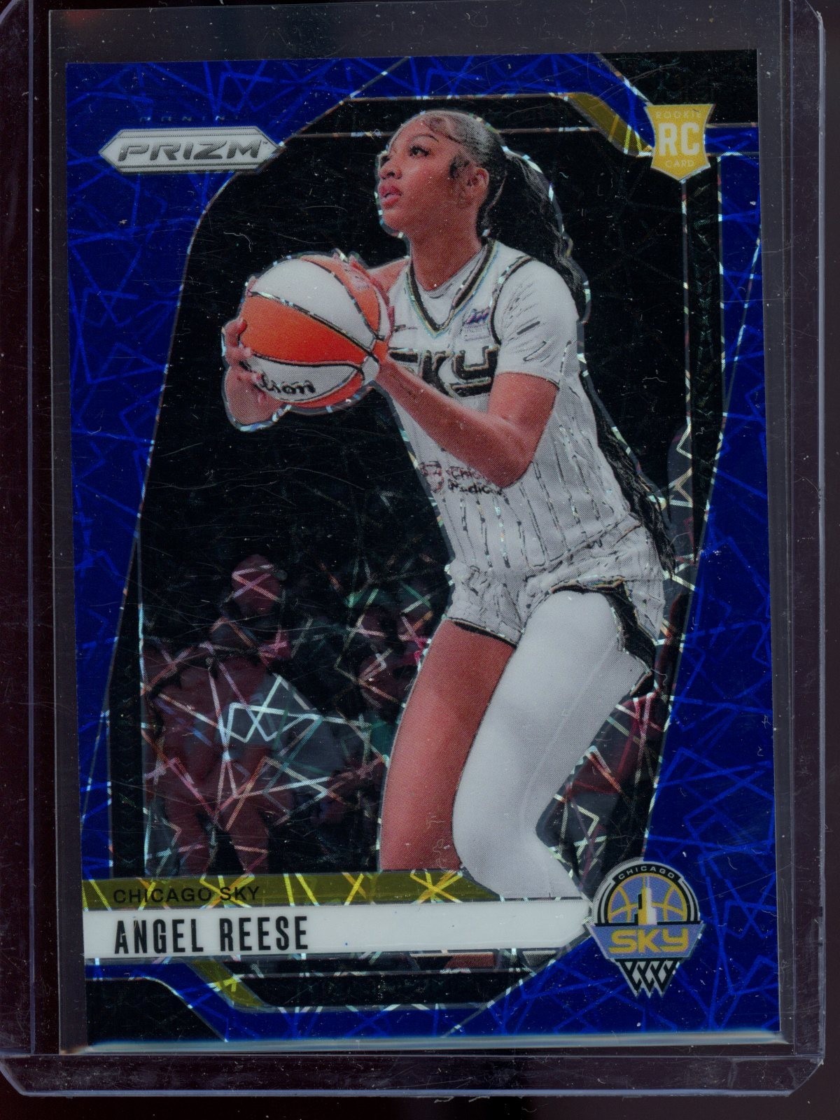2024 Panini WNBA Prizm Angel Reese RC Blue Velocity Rookie #10 Sky