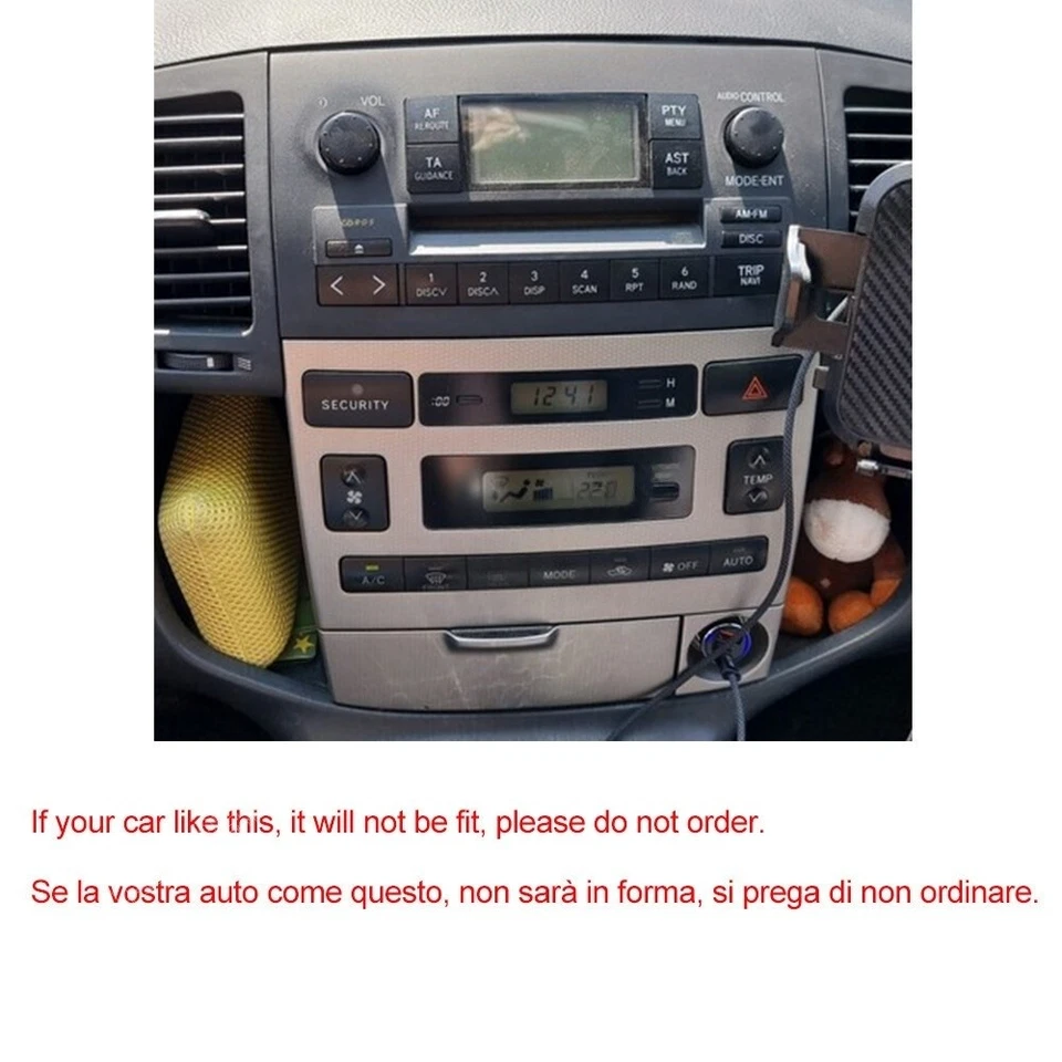 Für Toyota Corolla E10 E11 E12 1990-2007 Autoradio Carplay Android 14 GPS 4+64G - Bild 3 von 4