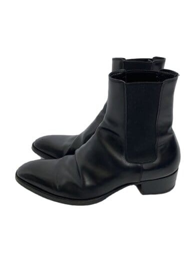 SAINT LAURENT Stivali Gore laterali 42 Nero Pelle 