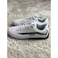 RBX Men's White Black Athletic Sneakers Lace Up Size 9.5 4