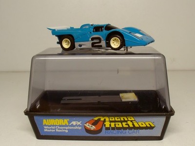 Faller Aurora AFX Ferrari 512M Can-Am blau #2 Lichtfunktion Slotcar in OVP