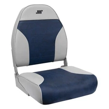 Wise Mid-Back Fishing Boat Seat with Logo