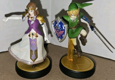 Link & Zelda Amiibo Set Super Smash Bros. Nintendo Switch Princess
