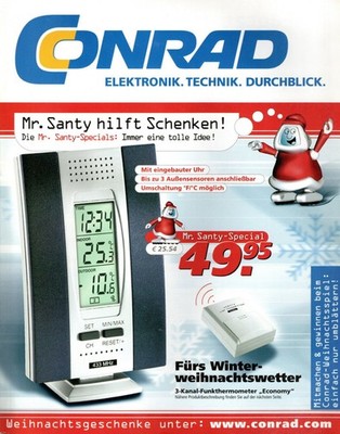 Katalog - Conrad Electronic - Weihnachten 2000