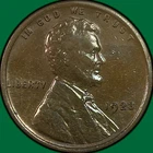 1923 Lincoln Wheat Cent Extremely Fine XF Coin, Cleaning #40070