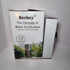 BERKEY Travel 1.5 Gallon Water Filtration System + 2 Black Filters and spigot 