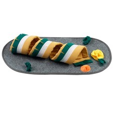 Chinchilla Tunnel Tube Ferret Snuffle Mat Hideout for Small Pets Sleep & for Pla