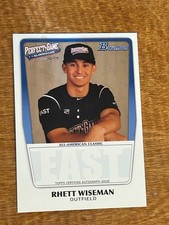 2011 Bowman Perfect Game All-American Classic AAC-RW RHETT WISEMAN ROOKIE RC