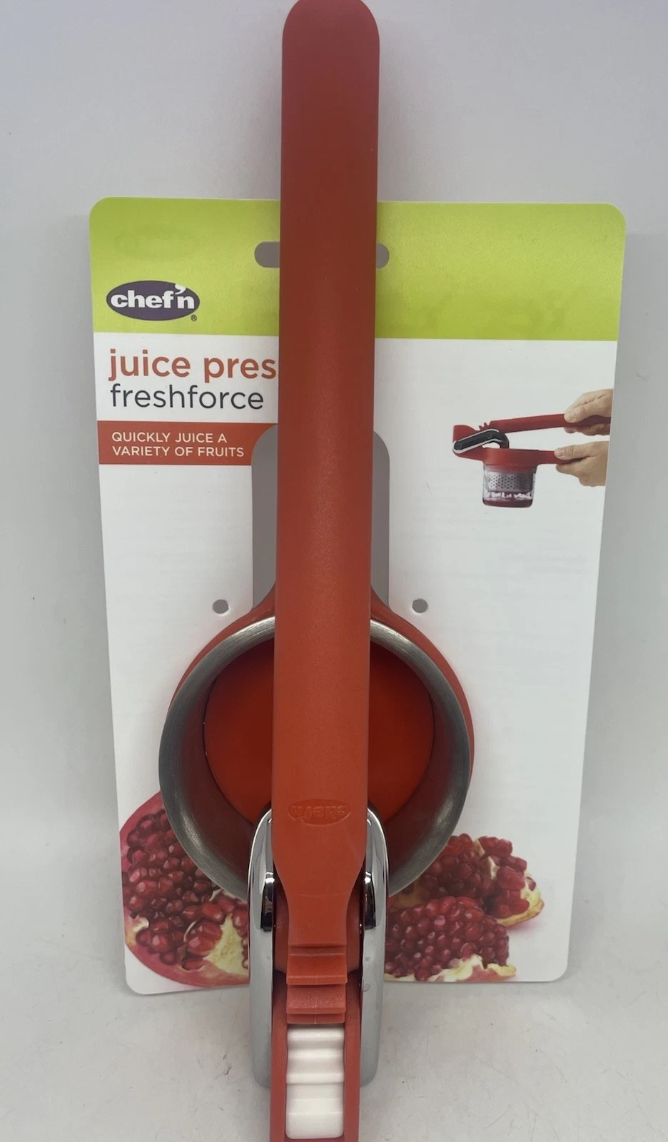 Chef’n FreshForce Juice Press Manual Squeeze 5296022 PAPAYA **NEW**