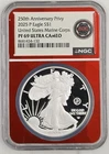 2025 PF69 Ultra Cameo American Silver Eagle Marine Corps Privy NGC Rare Red Core