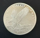 1 Troy oz .999 Silver - 1982 American Eagle 200th Anniversary Commem Round MINT