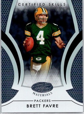 2007 Leaf Certified Materials Certified Skills #CS-2 Brett Favre #/1000 Packers