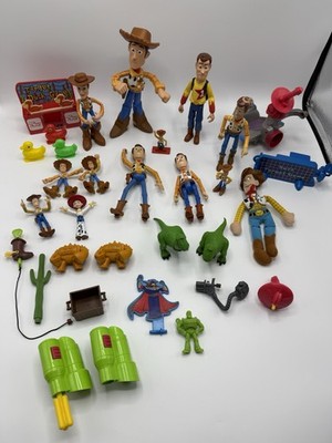 Disney Pixar Toy Story Lot Of Random Figures & Pieces * AS IS, FOR PARTS * Woody