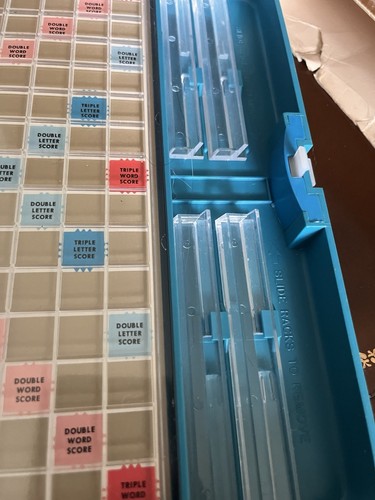 Vintage 1977 Blue Travel Edition Scrabble Brand Crossword Game- Complete - Picture 9 of 15