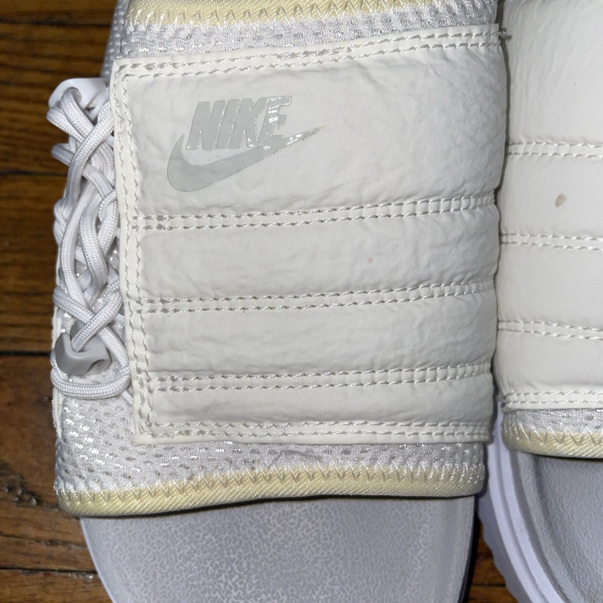 Women's Nike Asuna Photon Dust/white Slide Sandals Cw9707 001 Size