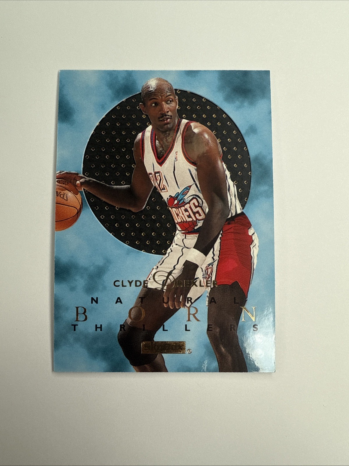 1995-96 Skybox E-XL Natural Born Thrillers #4 Clyde Drexler