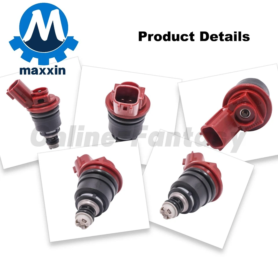 6x Inyectores de combustible para Infiniti I30 1996-99 Nissan Máxima 1992-99 16600-96E01 Foto 4 de 4