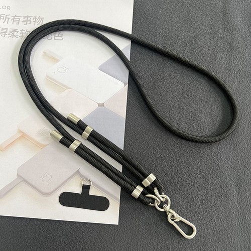 150cm Necklace Strap Cord with Metal Buckle Mobile Phone Straps Universal - Photo 9 sur 12