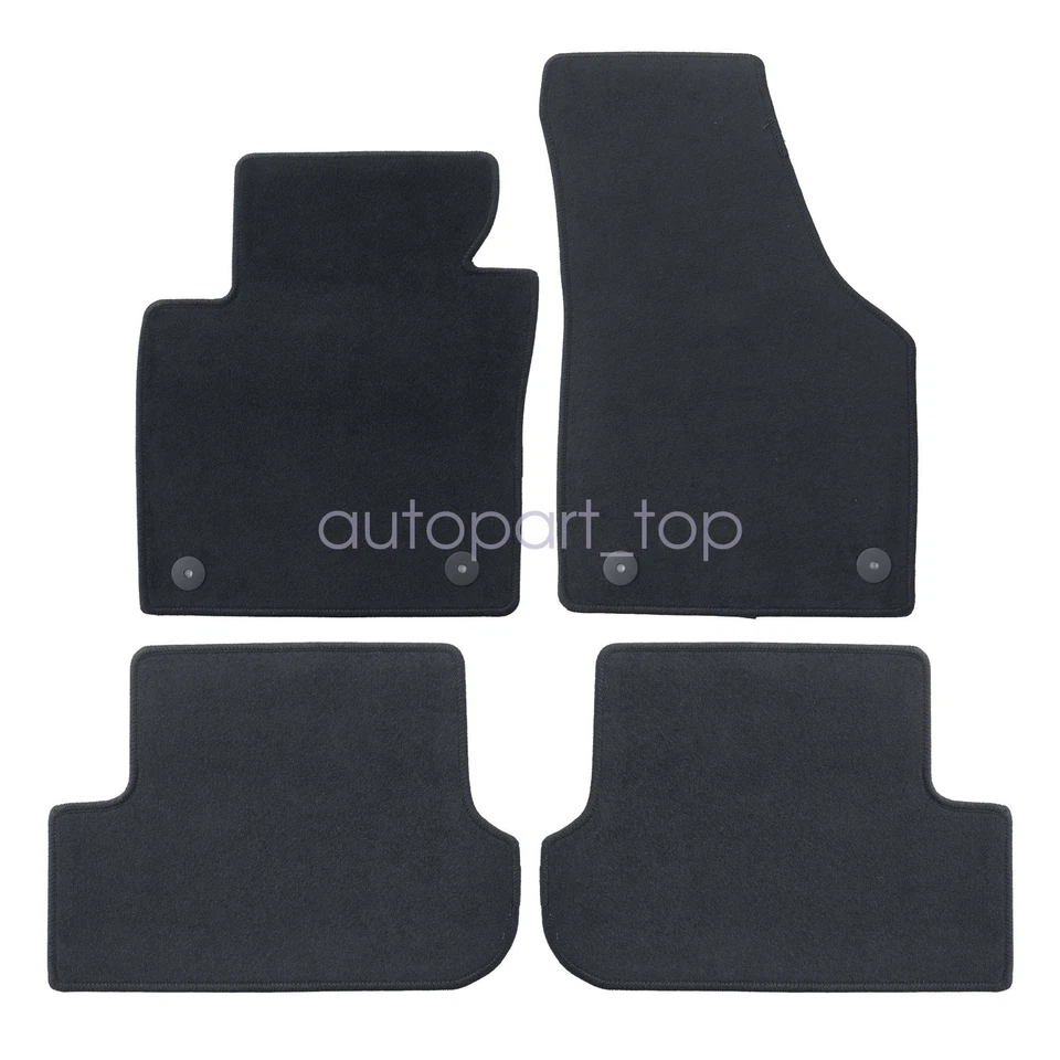 Velour Floor Mats Carpet Fits 2014 2015 2016 2017 2018 2019 Volkswagen Beetle 4x - Image 4 of 4