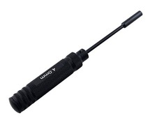 Steckschl&uuml;ssel Schraubendreher 4mm Aussensechskant aus Aluminium M2 Muttern