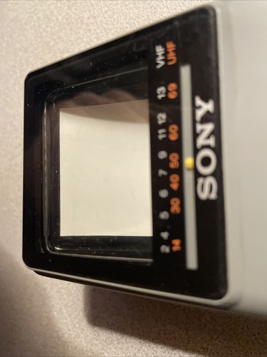 Vintage 1986 Sony Watchman FD-10A Portable Black & White TV -Battery Op ...