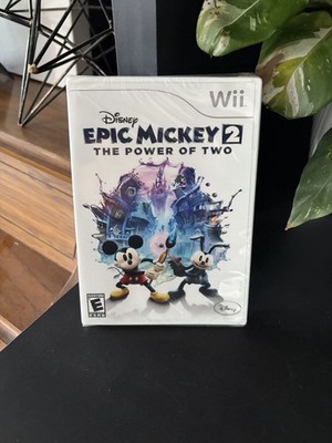 Disney Epic Mickey 2: The Power of Two (Nintendo Wii, 2012) New Sealed