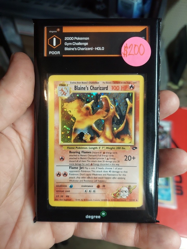 Blaine's Charizard 2/132 Gym Challenge Holo Rare Unlimited Pokémon TCG 2000