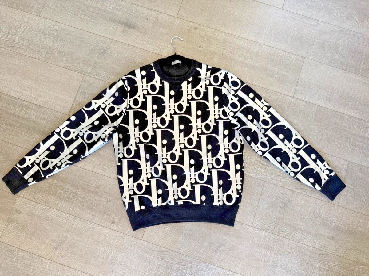 Dior 100% 羊毛圆领毛衣男| eBay