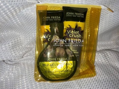 John Frieda Violet Crush Purple Shampoo Conditioner Miracle Drops Haarmaske #g