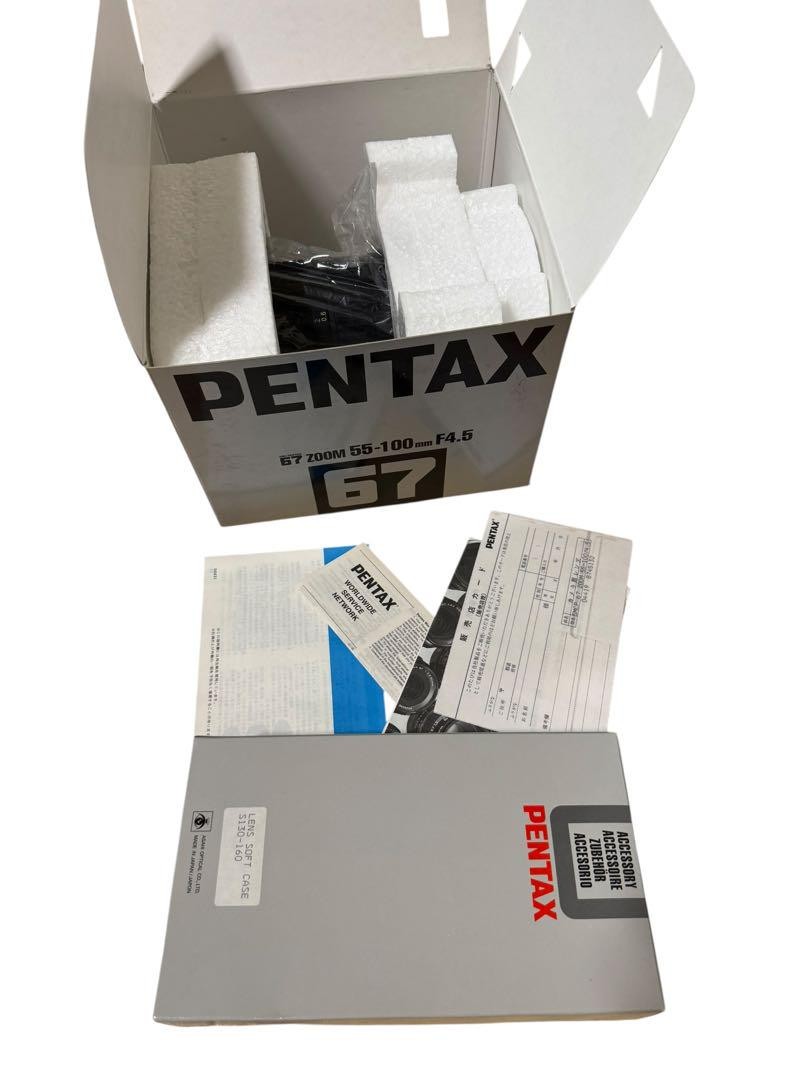 PENTAX 67 ZOOM 55-100mm F4.5 Lens Excellent Condition K