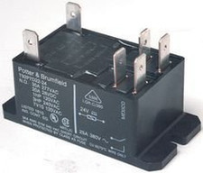 TE CONNECTIVITY/POTTER & BRUMFIELD T92P7A22-120 Power Relay, DPST-NO, 120VAC, 30