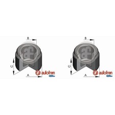 2X AUTOFREN 34mm KOLBEN BREMSSATTEL VORNE passend für MERCEDES AMG C-KLASSE E-KL