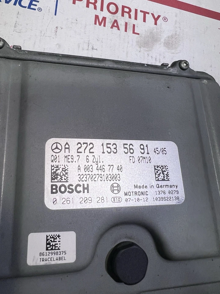 2008-2010 Mercedes-Benz C300 3.0L PCM ECM ECU A 272 153 56 91 - Image 2 of 2