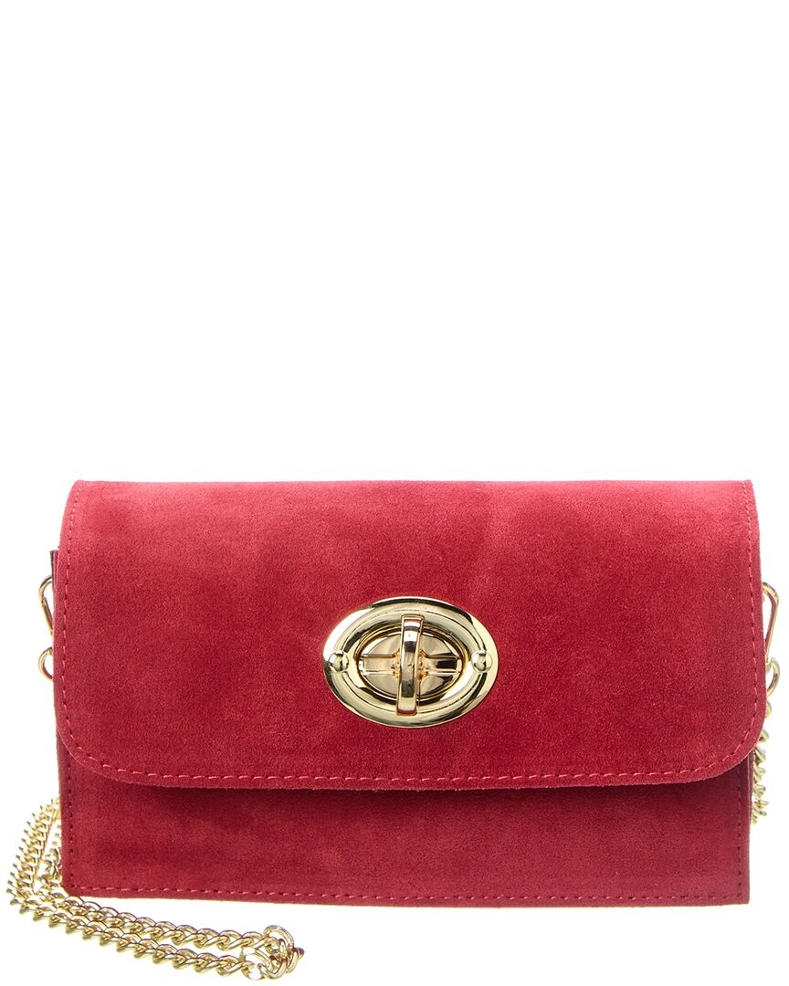 Кожаный клатч Persaman New York Harriet13 Женский красный Ats