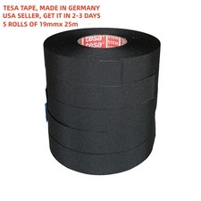 5 x TESA 51036 Adhesive Cloth Fabric Exterior Harness Tape High Temp 19mm x 25m