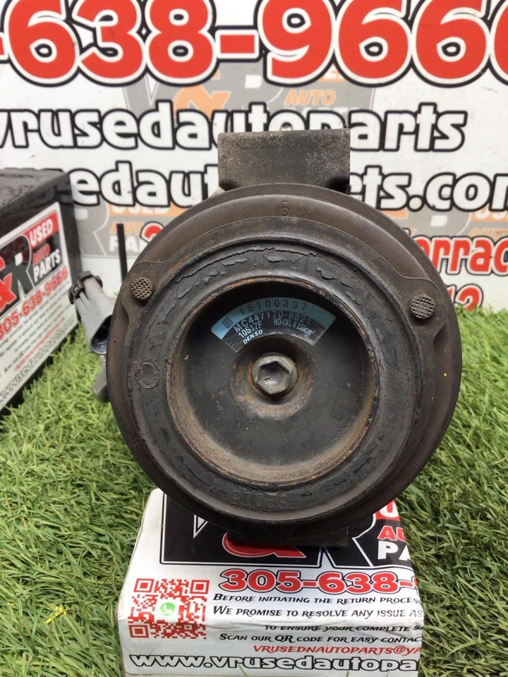 ✅ Compresor de aire acondicionado Silverado 1500 2010 4,8 L Denso PN: 15100331 OEM Foto 4 de 4