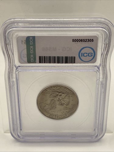 1980 D Susan B Anthony $1 Dollar Ms66 ICG White Label 5000652305 - Picture 2 of 4