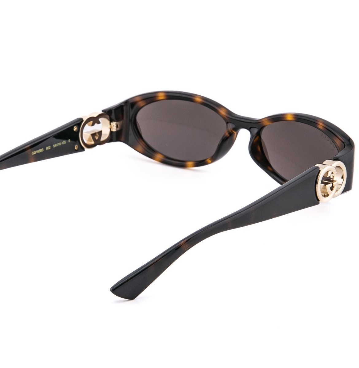 GUCCI GG1660S Brown Narrow Slim 1660 GG Logo Fashion Sunglasses