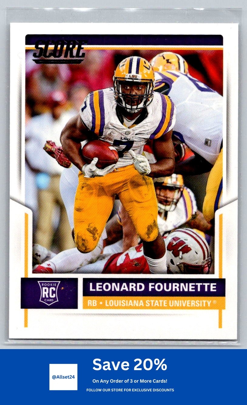 2017 Score #347 Leonard Fournette Rookie LSU Tigers BB5