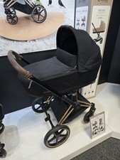 Cybex Priam Stroller And Carrycot - Rose Gold / Sepia Black