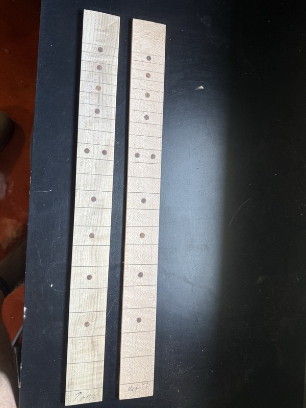 Cigar box Guitar Finger Board Lot Of 2