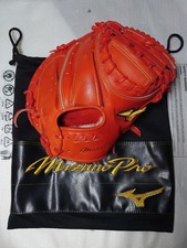  Used Mizuno pro 33 inch Catcher Mitt Right Orange Flagship shop Limited