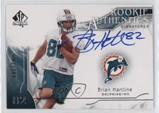 2009 SP Authentic Authentics Signatures /299 Brian Hartline #352 Rookie Auto RC